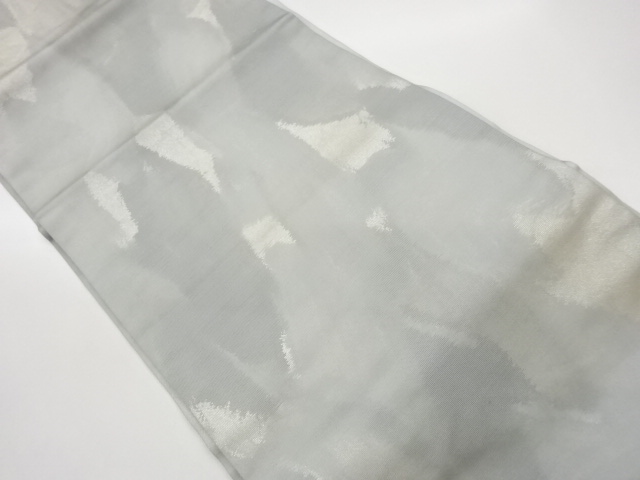 引箔抽象模様織出し名古屋帯